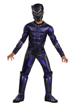 Deluxe Battle Black Panther Boy's Costume | Marvel Costumes
