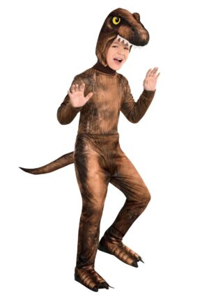 Boy's Toddler Jurassic T-Rex Jumpsuit Costume | Dinosaur Costumes