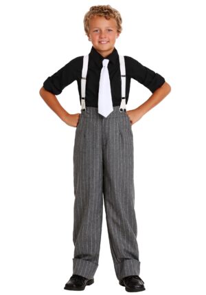 Mafia Underboss Boy's Costume | Gangster Costumes