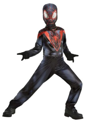 Miles Morales Cosplay Boy's Costume | Kid's Miles Morales Costumes