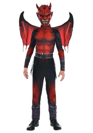 Red Demon Devil Boy's Costume | Kid's Devil Costumes