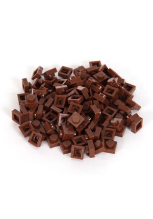 100 Pieces Brown 1x1 Bricky Blocks | Costume Accessories