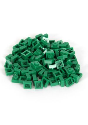 Green Bricky Blocks 100 Pieces 1x1 | Costume Accessories