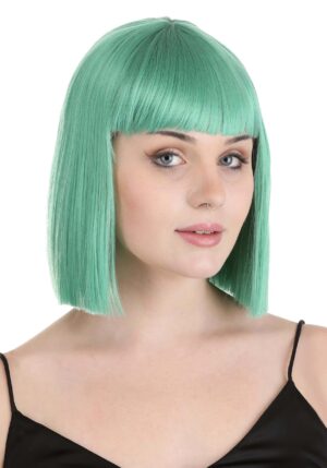 Teal Green Women's Costume Bob Wig | Costume Wigs