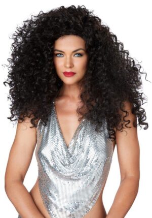 Women's Brunette Disco Diva Wig