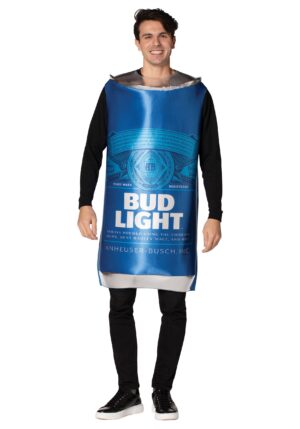 Bud Light Can Adult Costume | Beverage Costumes