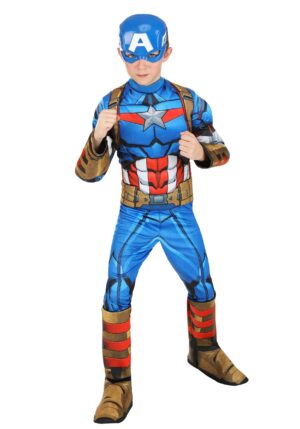 Captain America (Steve Rogers) Costume for Boys | Marvel Costumes