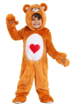 Toddler Care Bears Retro Tenderheart Bear Costume | Care Bears Costumes