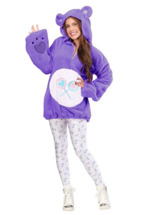 Care Bears Deluxe Share Bear Hoodie Costume for Women | Care Bears Costumes