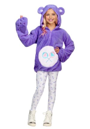 Care Bears Tween Deluxe Share Bear Hoodie Costume | Care Bears Costumes