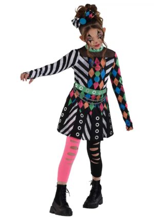 Girl's Carnival Terror Costume | Evil Clown Costumes