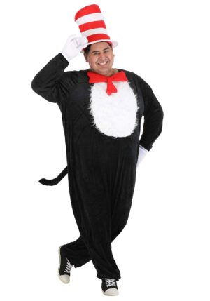 Plus Size Cat in the Hat Adult Costume