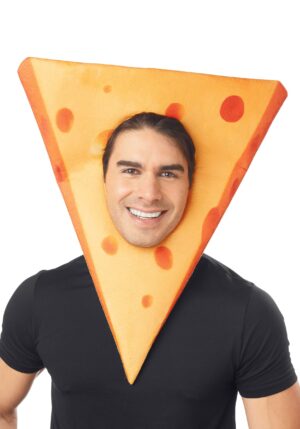 Cheese Head Adult Costume Mask | Food Accessories