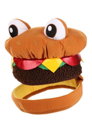 Cheeseburger Soft Jawesome Costume Hat | Food Costume Accessories