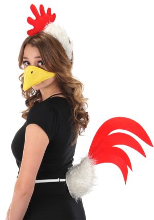 Perky Chicken Costume Tail | Animal Costume Accessories