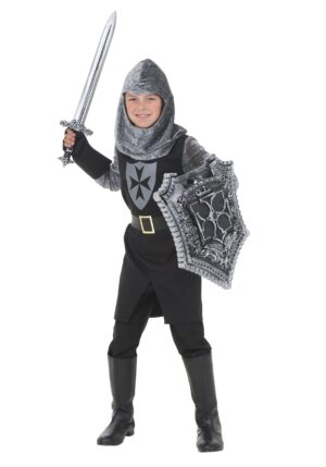 Kid's Black Knight Costume | Knight Costumes for Kids
