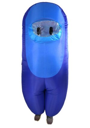 Blue Sus Crewmate Killer Kids Costume