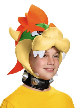 Super Mario Bowser Kid's Costume Headpiece | Bowser Costumes