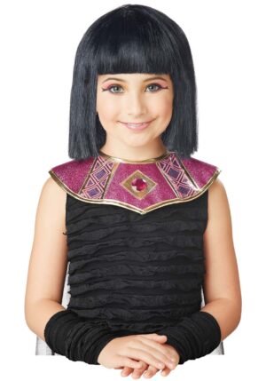Cleopatra Costume Wig for Girls | Egyptian Accessories