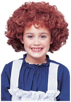 Little Red Orphan Girl's Costume Wig | Kid's Costume Wigs