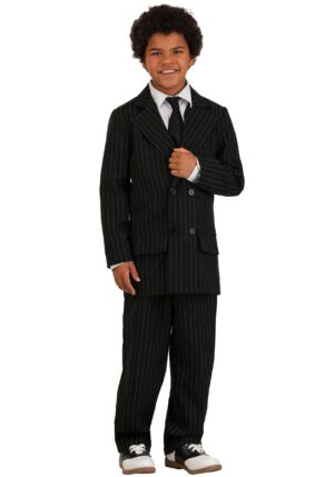 Pinstripe Gangster Suit Boy's Costume | Kid's Gangster Costumes
