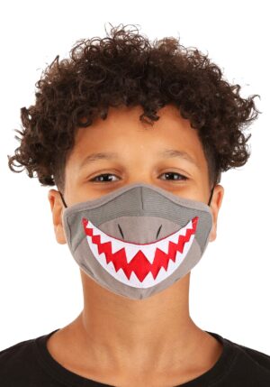 Shark Sublimated Kid's Face Mask | Costume Accessories