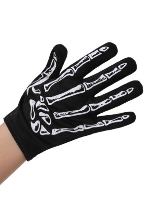 Child Skeleton Costume Gloves | Skeleton Costume Accessories