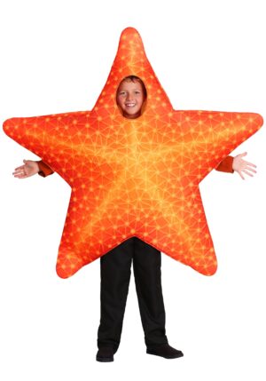 Kid's Orange Starfish Costume | Sea Creature Costumes