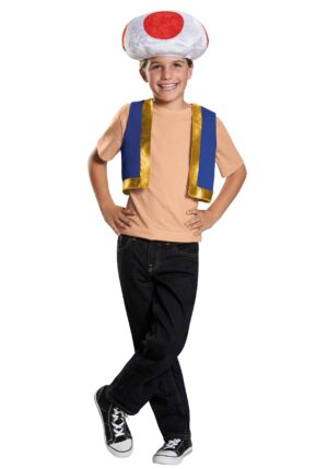 Child Super Mario Bros. Toad Accessory Costume Kit | Nintendo Accessories