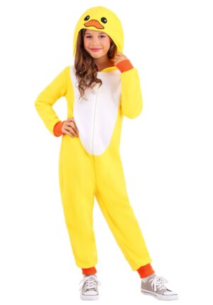 Child Yellow Duck Costume Onesie | Bird Costumes