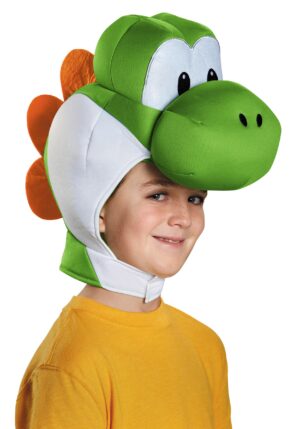 Child Super Mario Yoshi Costume Headpiece | Video Game Accessories