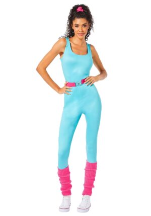 Women's Retro Aerobic Barbie Costume | Doll Costumes