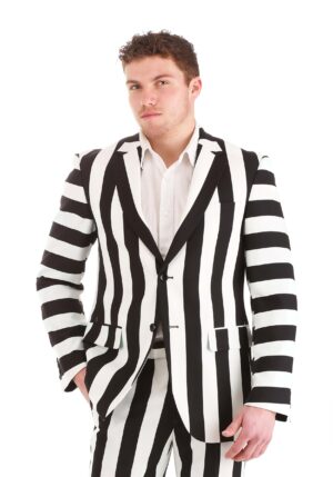 Men's Striped Beetlejuice Blazer | Beetlejuice Apparel