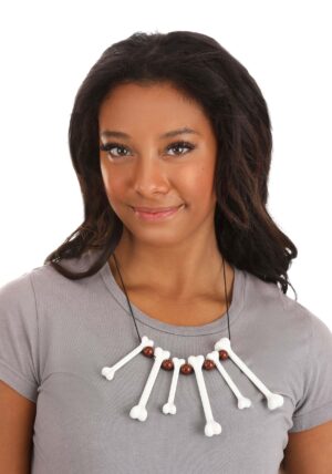 Prehistoric Costume Bone Necklace Accessory | Historical Accessories