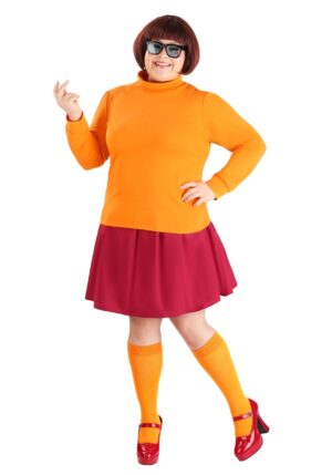 Women's Plus Size Retro Scooby Doo Velma Costume