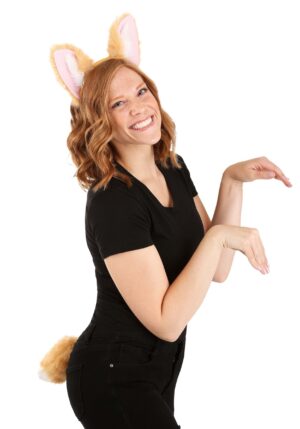 Corgi Ears Headband and Tail Costume Kit | Animal Accessories