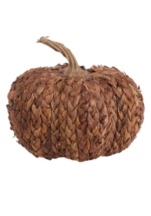 5-Inch Cornpeel Brown Pumpkin Holiday Decoration | Pumpkins Decorations