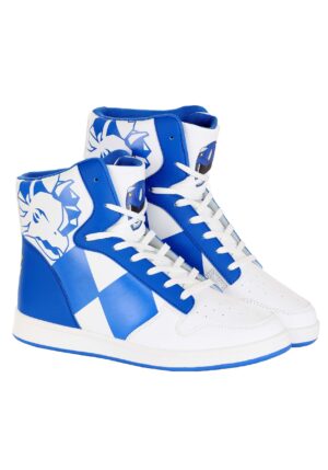 Adult Blue Power Rangers Costume Inspired Sneakers | Power Rangers Accessories
