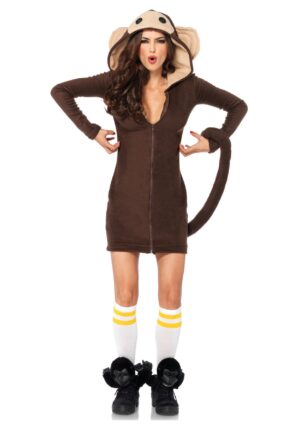Cozy Monkey Women's Costume | Adult Animal Costumes