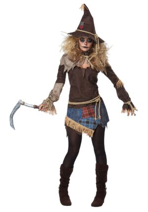 Creepy Scarecrow Women's Costume | Scary Women's Costumes