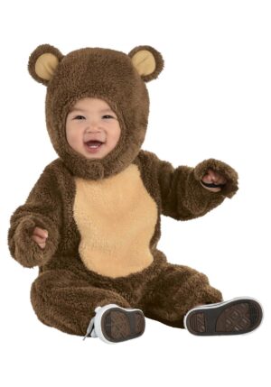 Infant Cuddly Teddy Bear Costume | Infant Animal Costumes