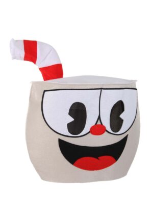 Felt Cuphead Character Head Accessory