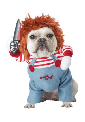 Pet Deadly Doll Costume | Pet Movie Costumes