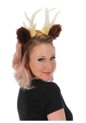 Costume Deer Antlers with Ears Headband | Deer Accessories