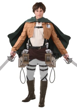 Deluxe Attack on Titan Eren Jaeger Costume | Adult Anime Costumes