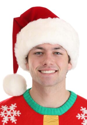 Deluxe Plush Santa Claus Hat Accessory | Santa Claus Accessories
