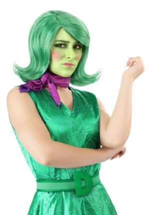 Women's Disney Inside Out Disgust Wig, Scarf & Belt Accessory Kit | Disney Costumes