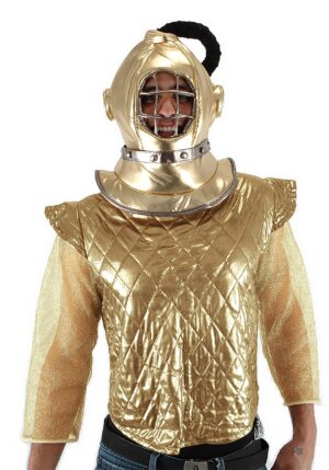 Diving Bell Plush Gold Costume Helmet | Costume Accessories