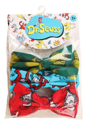 3 Piece Dr. Seuss Bow Tie Set | Dr. Seuss Accessories
