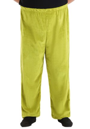 Plus Size Adult Dr. Seuss the Grinch Velboa Pants